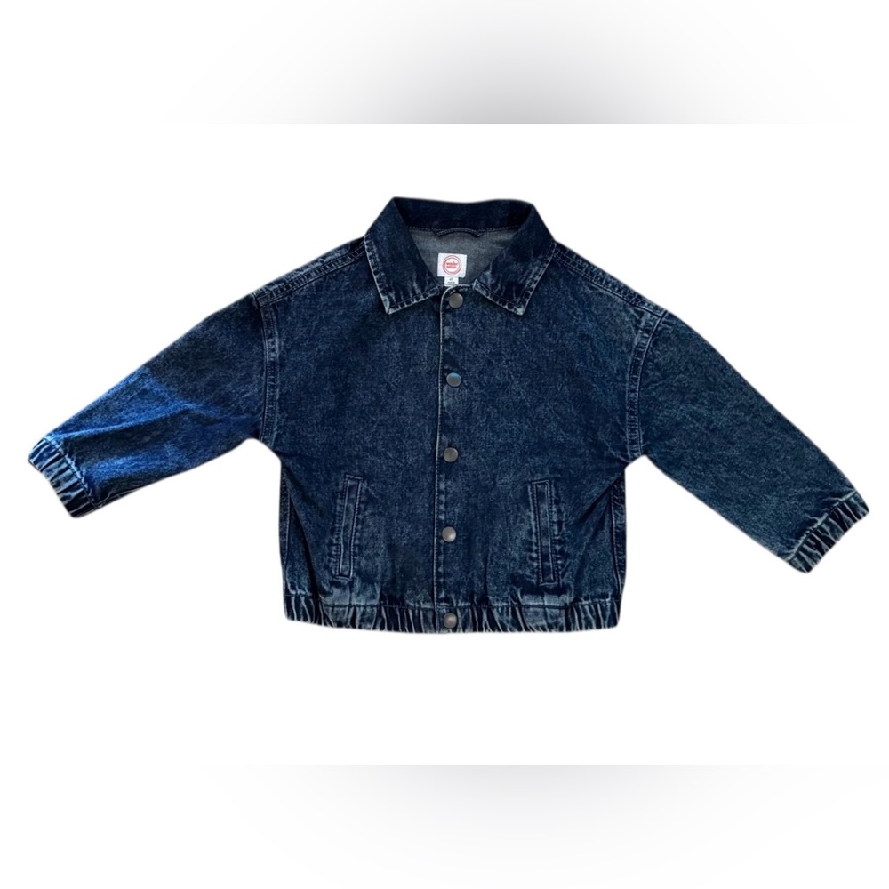 Wonder Nation Toddler Denim Jacket Blue Button Front Size 4T